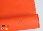 Orange Acrylic Coated Fibreglass Fabric 280g/m2 0.25mm Fire Resistant