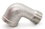 SS304 SS316 150PSI Threaded Stainless Steel Tapered Fittings Street Elbow