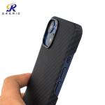 OEM iPhone 13 Magnetic Aramid Fiber Phone Case With Plastic Ring Design
