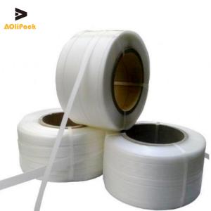China Cargo shipping Woven Polyester Strapping 1440kg 450m factory
