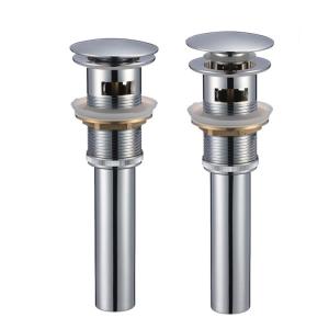 China Brass Bathroom Sink Drain Fittings Pop Up Stopper 1 1/4&quot; factory