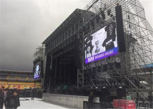 China P4.81mm waterproof Stage Outdoor Rental LED Screen High Brightness for Event Use factory