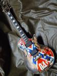 Custom LP Electric Guitar One Piece Body Neck RebelAged Guitar