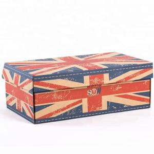 China Glossy Lamination Custom Logo Printing Corrugated Shoe Box factory