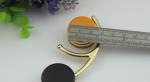 Purse hardware metal multi-colorful decorative gold metal clip lock with nickel