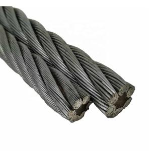China 6X19 FC Steel Wire Cable Braided Stranded Rope for Bending Processing Requirements factory