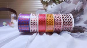 China Customized Print Satin Grosgrain Ribbon with Logo For Wrapping Decoration Garment factory