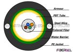 GYXTW Aerial Fiber Optic Cable , Outdoor Multimode Fiber Optic Cable Central