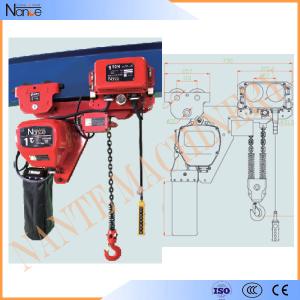 China 250kg - 50ton Manual Chain Hoists , Construction Wire Rope Electric Hoist factory
