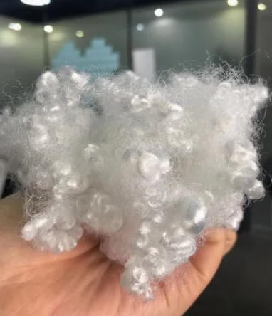 China 100% Polyester White 1.5D*38mm Solid Polyester Staple Fiber factory