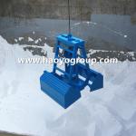 6~12m3 HAOYO bulk materials discharging wireless radio remote controlled grabs