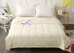 Hotel Cotton Jacquard Solid Thin Summer 150g/M2 Quilted Quilt