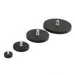 Block Rubber Coated Magnet Waterproof Neodymium Mounting Magnets