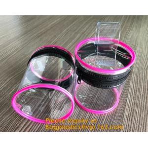 Hot selling luxury round tube lipstick pvc bag packaging high quality colorful paper cosmetic box with low price bagease