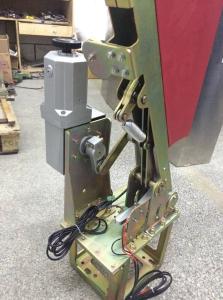 China Soft Silica Red Color Telescopic Flap Barrier Mechanism Kits Brushless DC 24V Motor factory