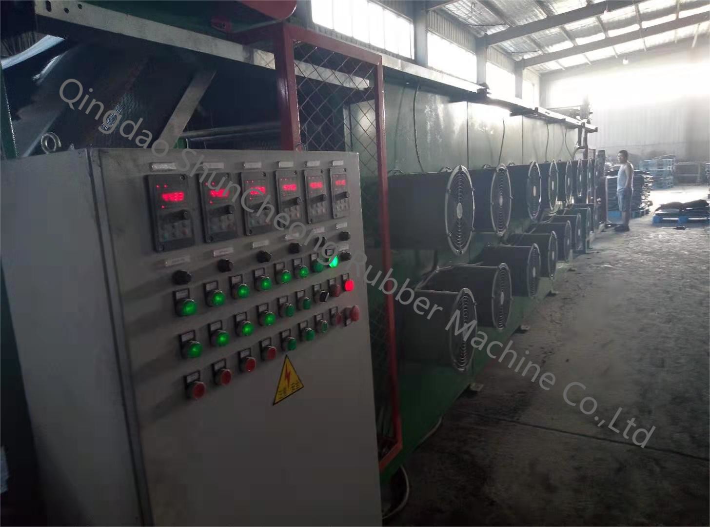 Customized XPG-800 Rubber sheet cooling machine with air cooling