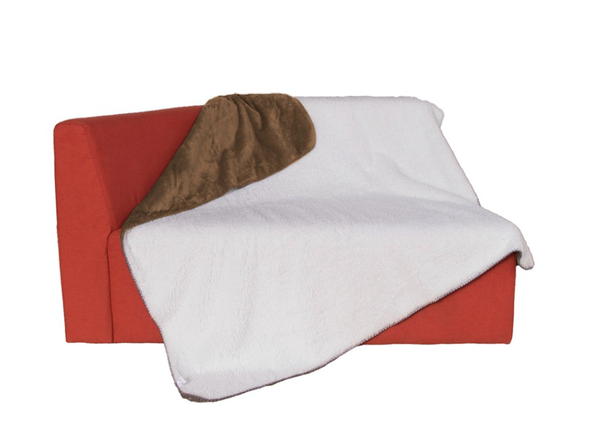Popular Knit 100% Polyester French Fleece Sherpa Pet Blanket for Sofa Cat Kennel