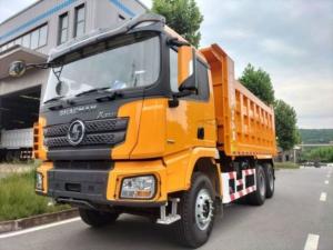 China SHACMAN Construction Dump Truck X3000 6x4 300Hp EuroII Yellow Tipper front lift factory