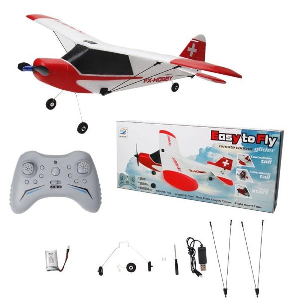 Fx9603 J3 2.4ghz 3ch Electric Brushless Motor Aerobatic Stunt Glider Rc Big Epp