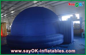 China Dia 5m Blue Inflatable Planetarium Dome Tent Watching Movie Use factory
