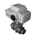 Soft Seat Plastic UPVC Electric Ball Valve Chemical Resistant 3 Inch PVC Ball
