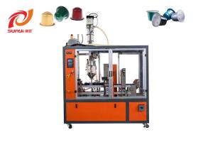 China Single Way Aluminum Nespresso Coffee Capsule Filling Sealing Machine factory