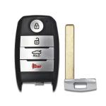 6 Buttons Durable KIA Aftermarket Car Key With 433MHz Frequency