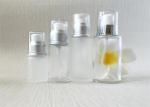 30ml 50ml 80ml 120ml Cosmetic Glass Bottles White Color Round Shape Bottle And