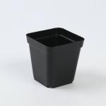 Series 11 Plstic flower pots square black