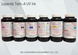 China Odorless Rigid LED UV Ink , Leyenda Ricoh Fast Curing UV Printing Ink factory