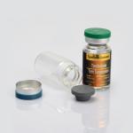 Off Set Printing Silver Stamped vial Glass Vial Labels