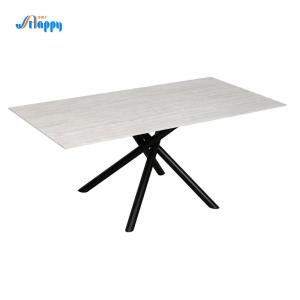 China 1800*900mm Contemporary Cut to Size Ceramic Kitchen Tables, K/D, Fixed Type DT-1030 factory