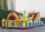 20x10m outdoor kids giant inflatable amusement park made of 1st class pvc