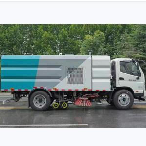 China Street Sweeper 2600mm Wheel Base Road Washing Truck - BJ1045V9JB3 Chassis factory