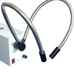 Dual Arm Fiber Optic Light Guide gooseneck microscope illuminator