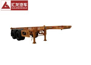 China 2 Axle 40ft Shipping Container Trailer Light Weight For Transport Logistics System factory