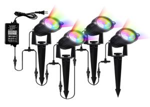 China Dustproof Outdoor Garden IP65 RGB LED Light 4 In 1 Landscape Light factory