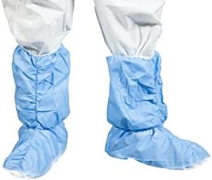 China Clean Room Disposable Boot Covers Unisex Ankle High Disposable Over Shoes factory