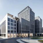 Prefabricated Metal Storage Buildings Multi Floor Modern Office Steel Building