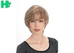 27T613 Highlight Color Short Synthetic Hair Wigs / Fashion Natural Look Hair