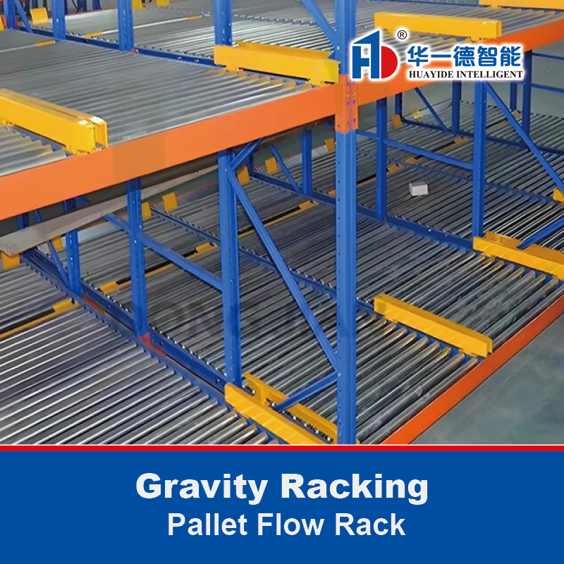 China Gravity racking Pallet flow rack Warehouse Storage Rack factory