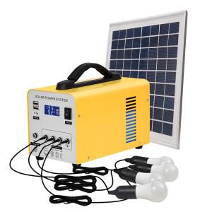 China Factory Sales Outdoor Camping RV Fishing Travel Party Outdoor-Working Generator 84W Solar Portable Power Station factory