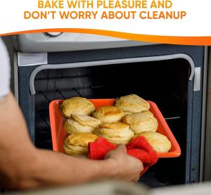 China Heatproof Nontoxic Silicone Baking Tray Cookie Pan Multipurpose factory