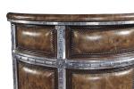 Retro Vintage Leather Counter Height Stools Solid Wood Legs Antique Appearance