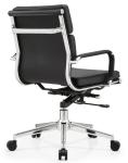 Pu Leather Boss Mid-back Metal Frame Ergonomic Office Furniture Adjustable