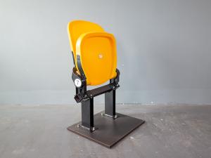 China Gas Assisted Plastic Stadium Chair With Floor Mounted Brackets factory