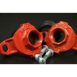 XGQT76x33 Mechanical Cross Tee Ductile iron Mechanical Tee Grooved Outlet