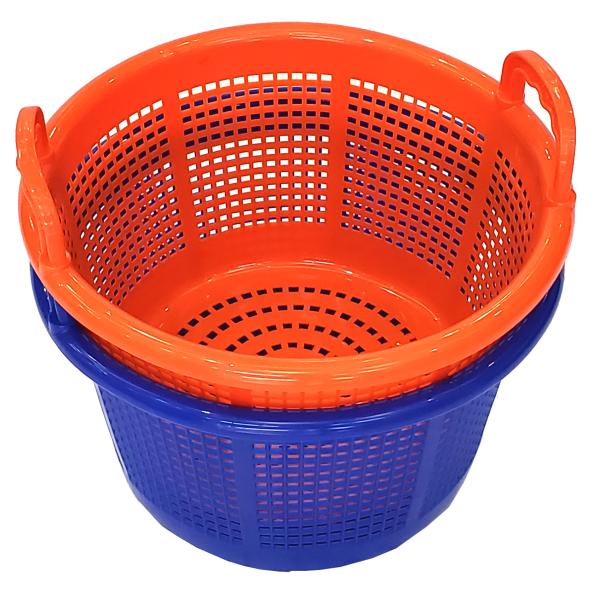 Stackable Storage Ventilated Seafood M Plastic Shrimp Basket With Handle