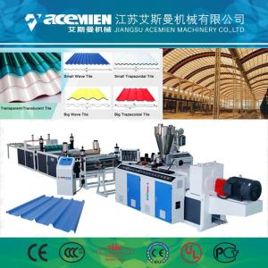 China Conical Twin Screw Corrugated Roof Sheet Making Machine Multi Layer CO-EXTRUSION factory