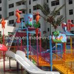 Fiberglass Water Fountain Playground Equipment Playground With Splash Pad